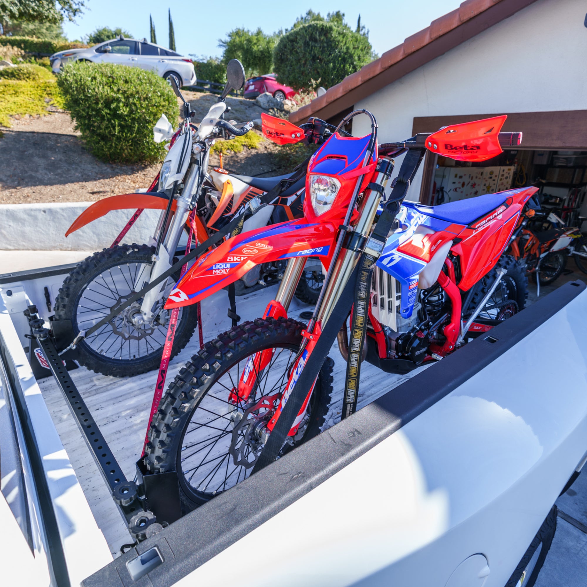 Dodge Ram 2 dirt bike and bicycle transport system 