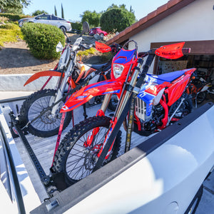 Dodge Ram 2 dirt bike and bicycle transport system 