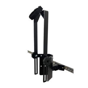 90 Degree Clamping L-Track Wheel Chock for Bicycles / Dirt Bikes - Pro Plus