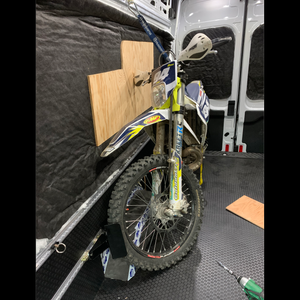 Pass Side Van E-Track Dirt Bike / Bicycle Wheel Chock