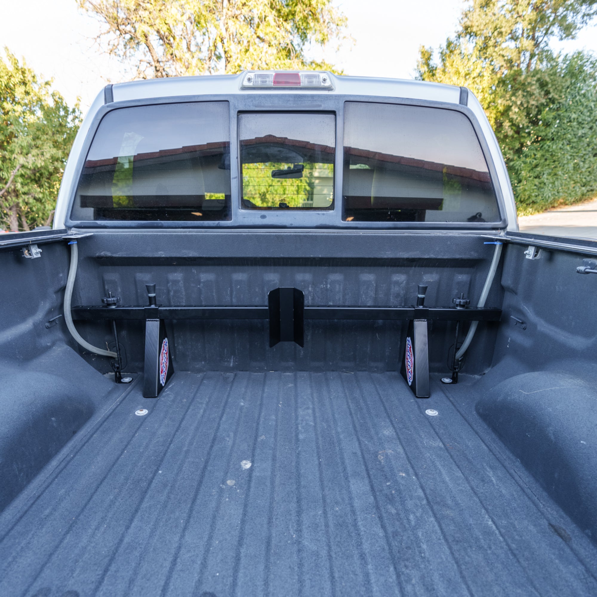 Ford F150 single bike motorcycle tie down system