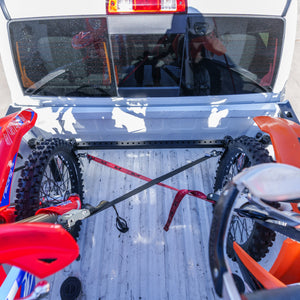 Dodge Ram Moto and mountain bike transport system