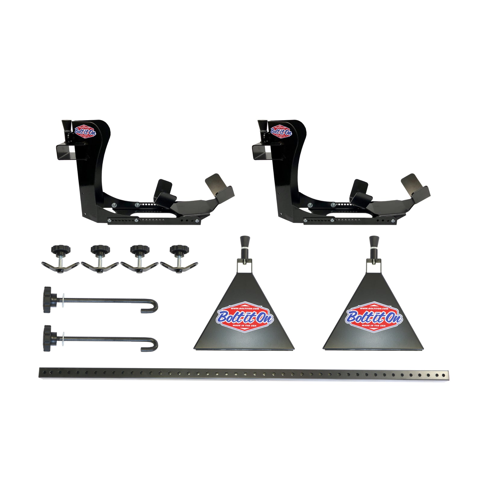 2 Harley / Indian / Cruiser Tie Down &  Roll On Wheel Chock System