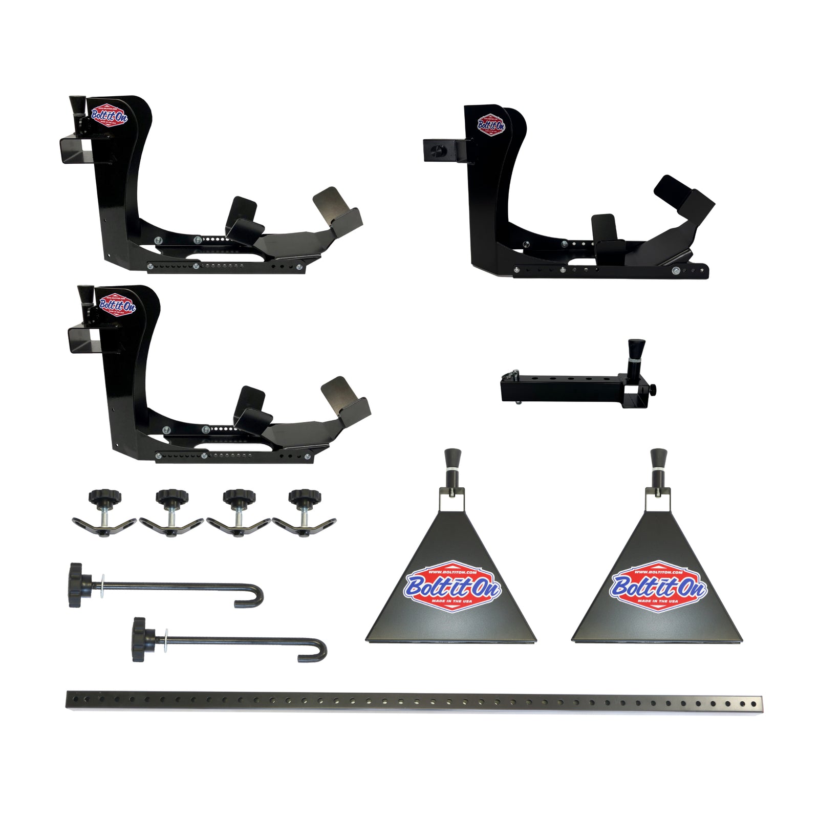 3 Harley / Indian / Cruiser Tie Down &  Roll On Wheel Chock System