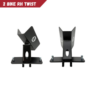 2 Bike 60°/90° Twist LOCK Kit for Dirt Bikes / Bicycles E & L-TRACK