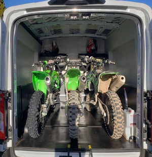 3 Bike “Shorty” Twist Wall Mount Kit For E & L-Track