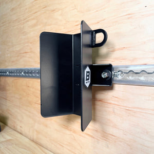 90° Wall Mount Wheel Chock E & L-TRACK