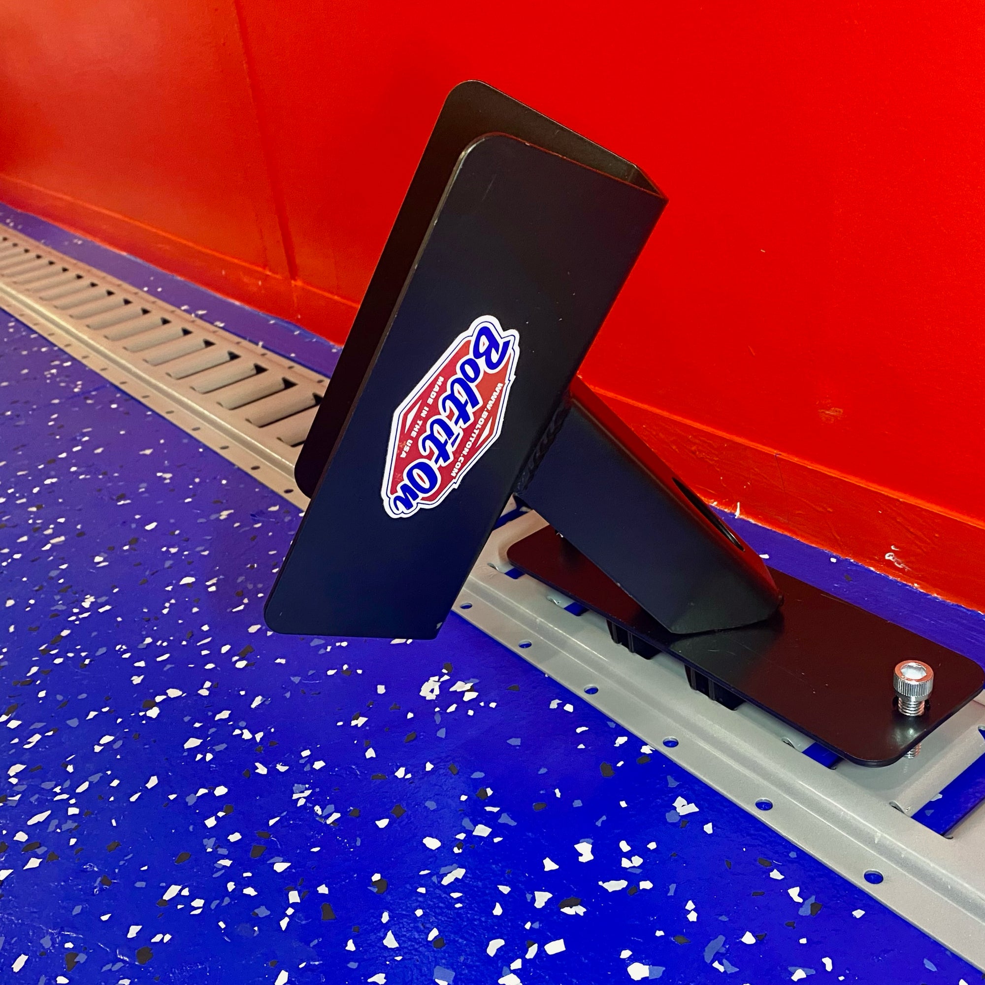 Beta USA using Bolt It On E-track floor mount for motorcycles and bicyles