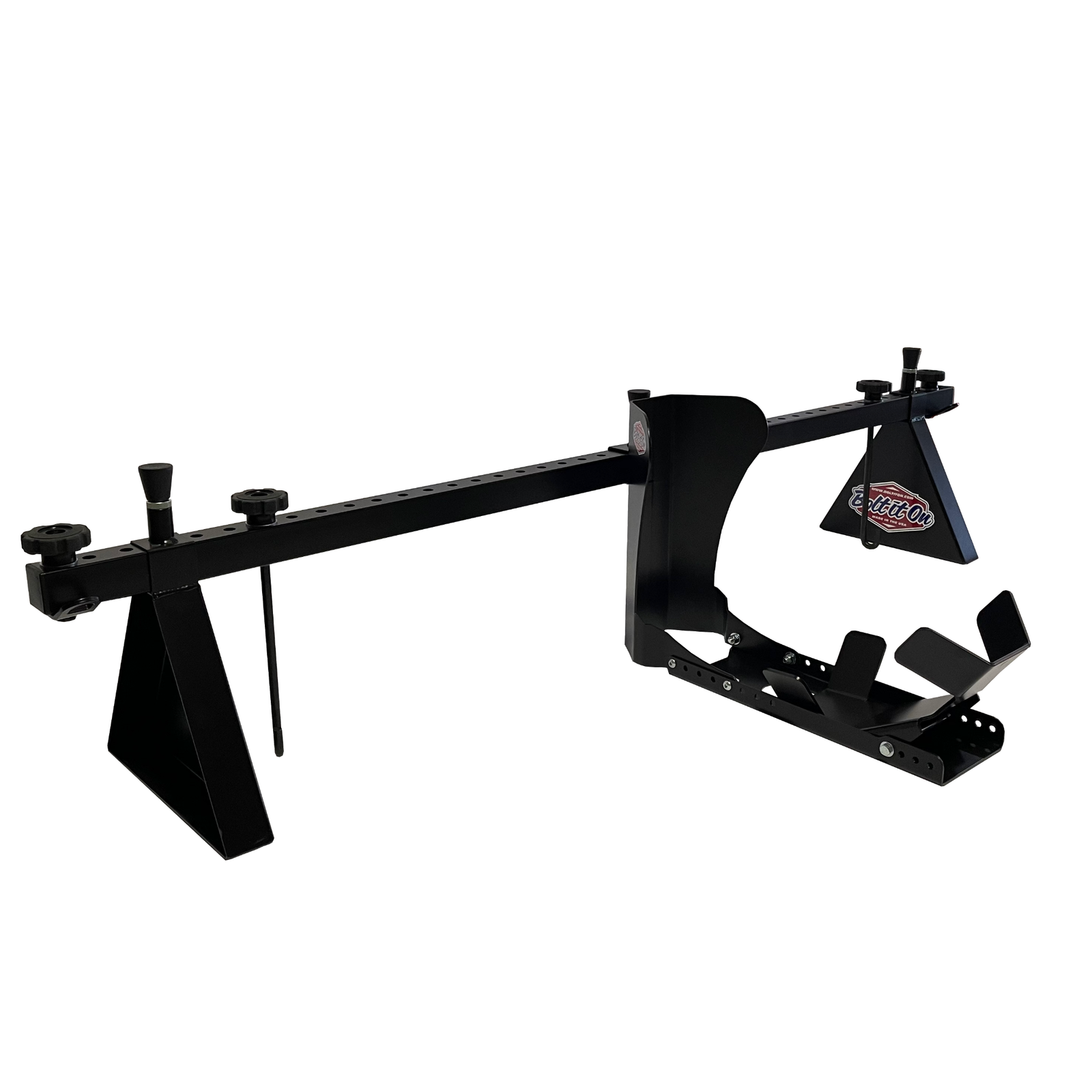 NEW - 1 Bike Fat Tire 180mm Harley / Rewaco Tie Down & Wheel Chock System