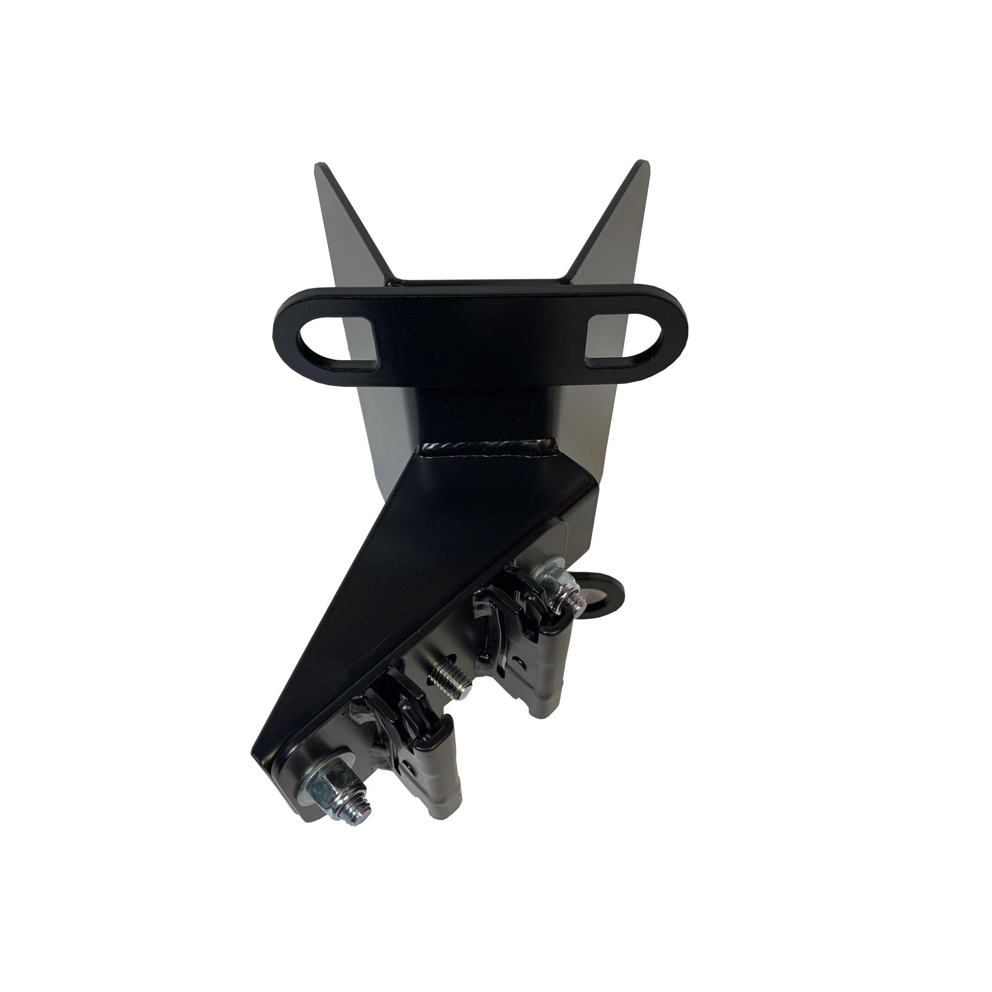 45 degree E-track wheel chock for motorcycle and mountain bike