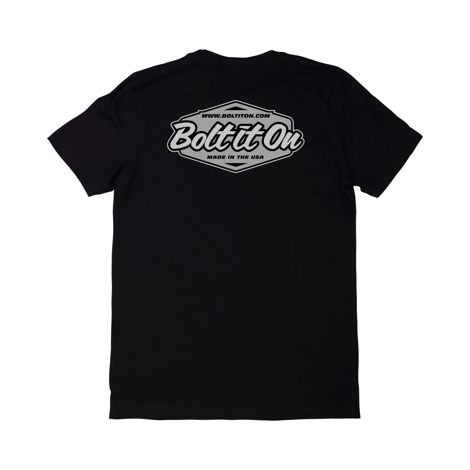 Bolt It On Logo Tee Black & Grey