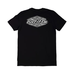 Bolt It On Logo Tee Black & Grey