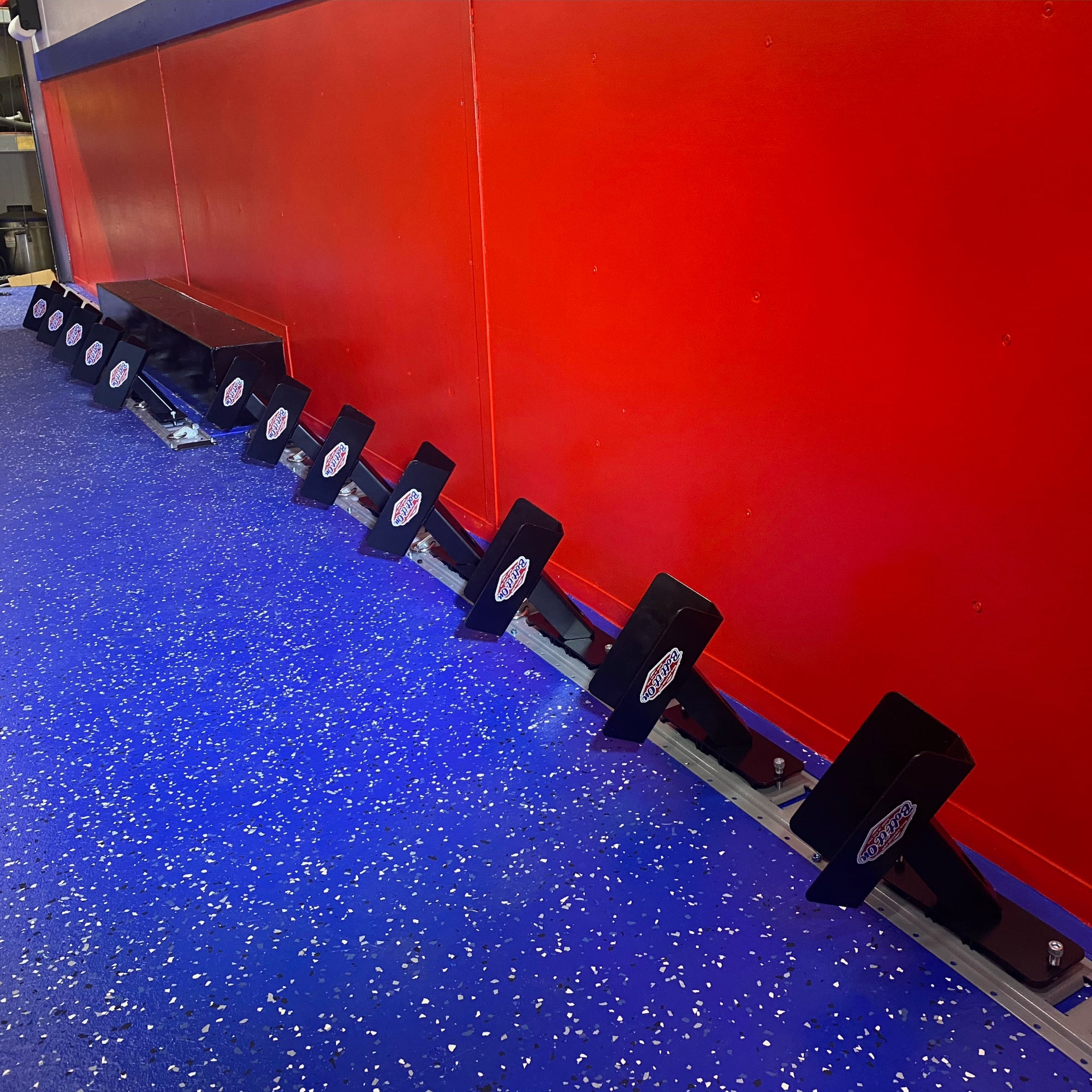 Beta USA using Bolt It On 360 E-track floor mount for motorcycles and bicyles