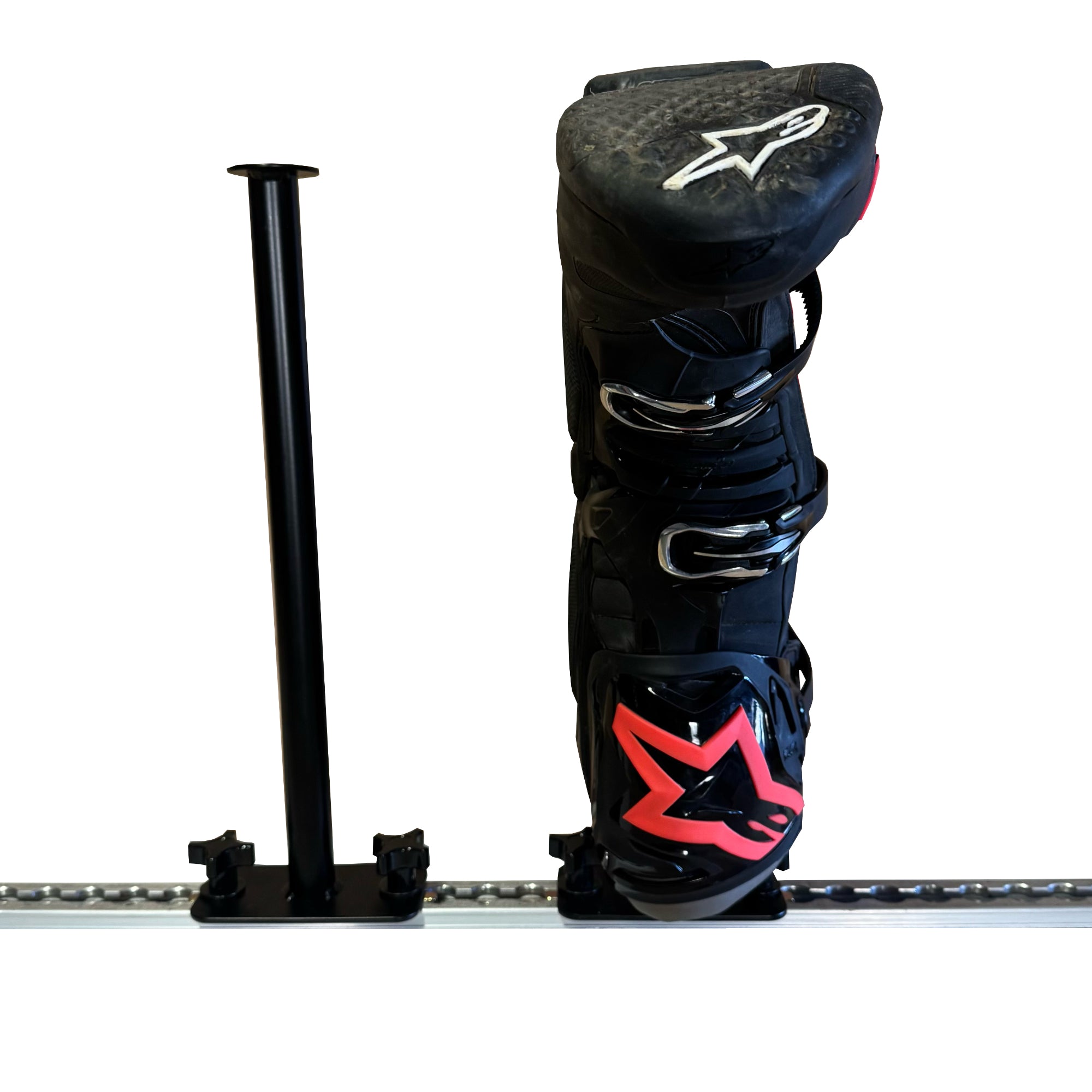 16" L & E-Track Floor Mounted Boot Holders