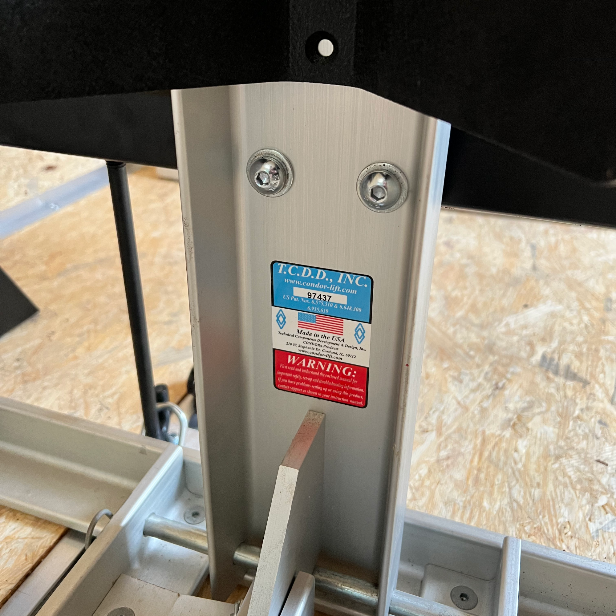 Condor / Wheel Dock Wheel Chock Bracket