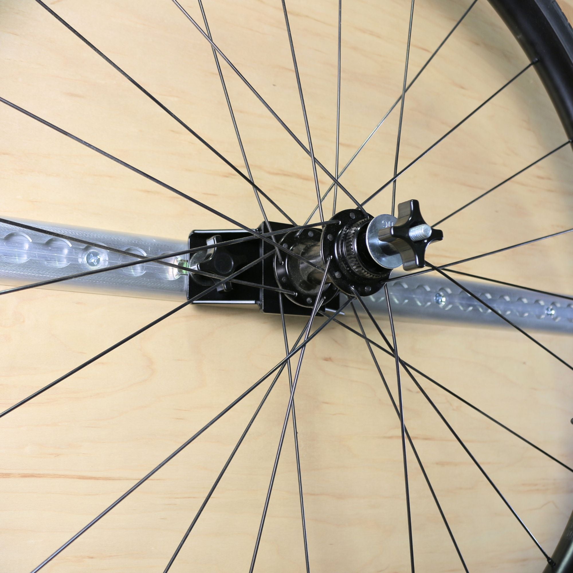 Gravel bike wheel holder