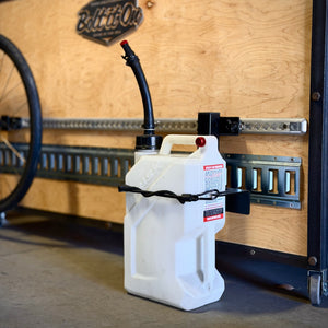 Fuel Jug Holder L-Track | E-Track | Rack System