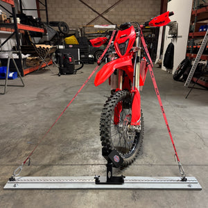 NEW 360 L-Track Chock With Twist For Dirt Bikes / Bicycles