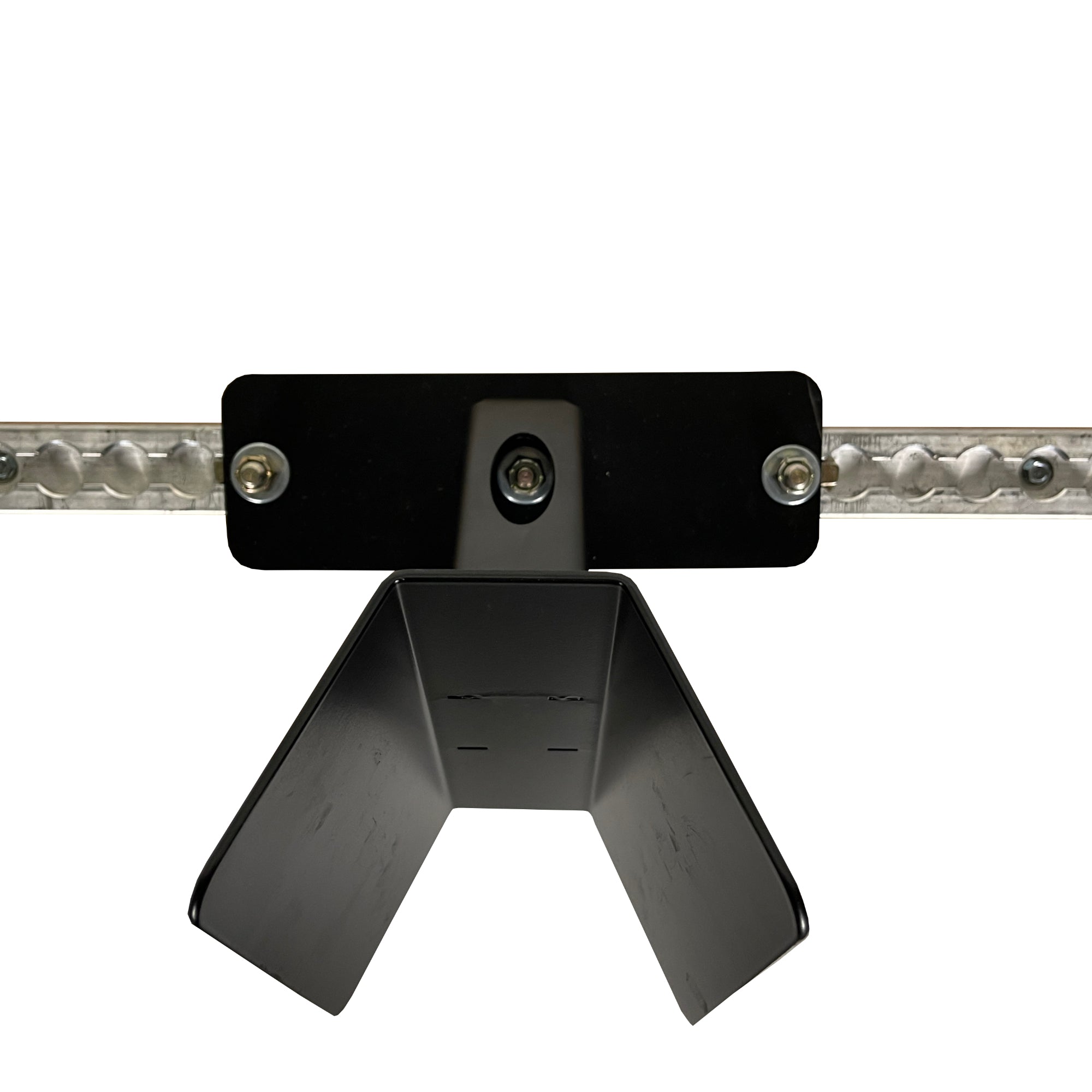 L-Track floor mount wheel chock for dirt bikes, sport bikes, bicycles and fat tire e-bikes
