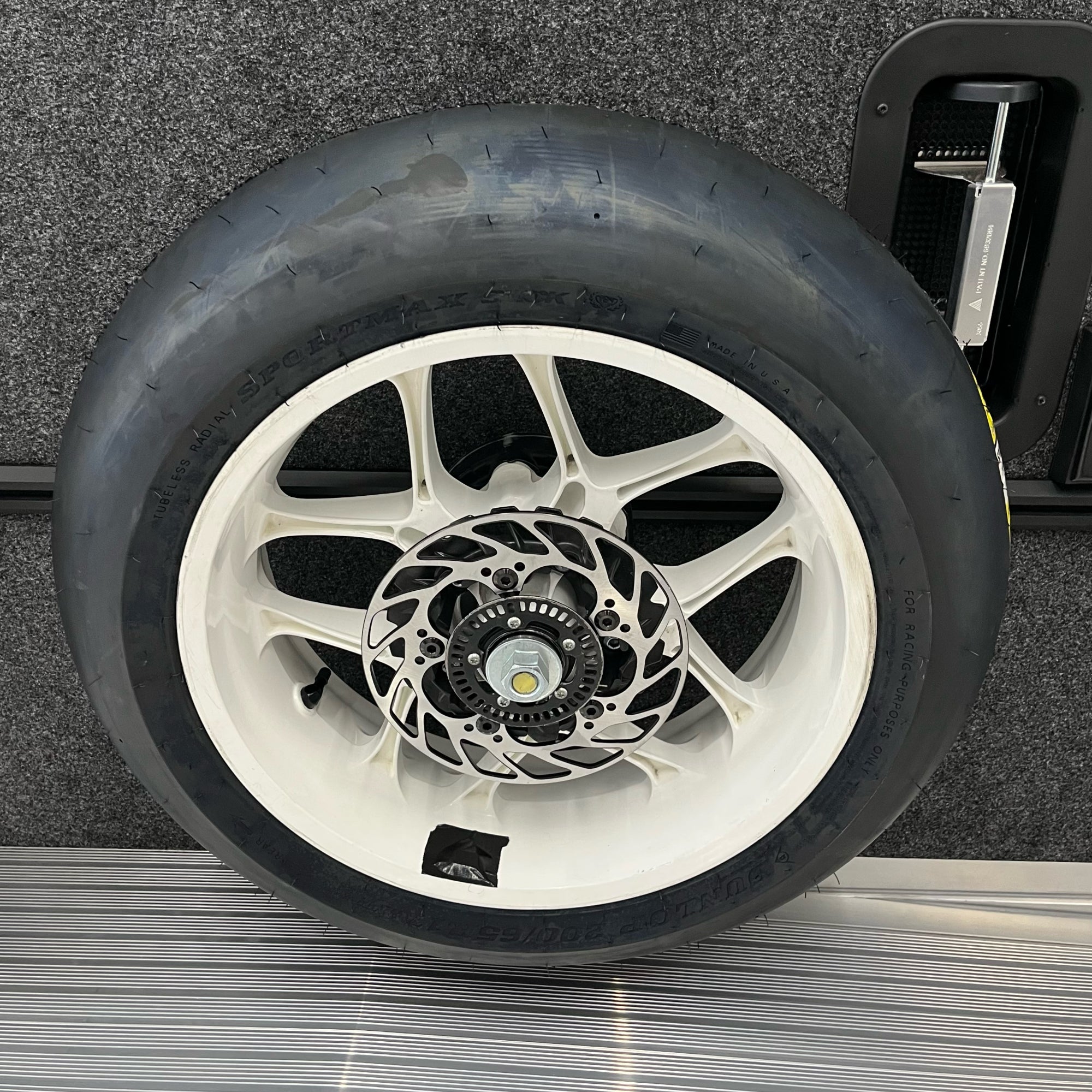 Sport Bike Wheel Holder - L & E Track