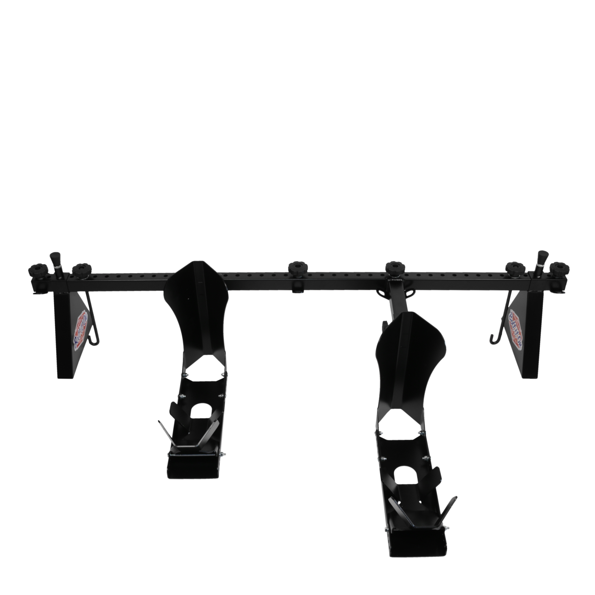 2 Motorcycle Offset Wheel Chock Transport System for Vans