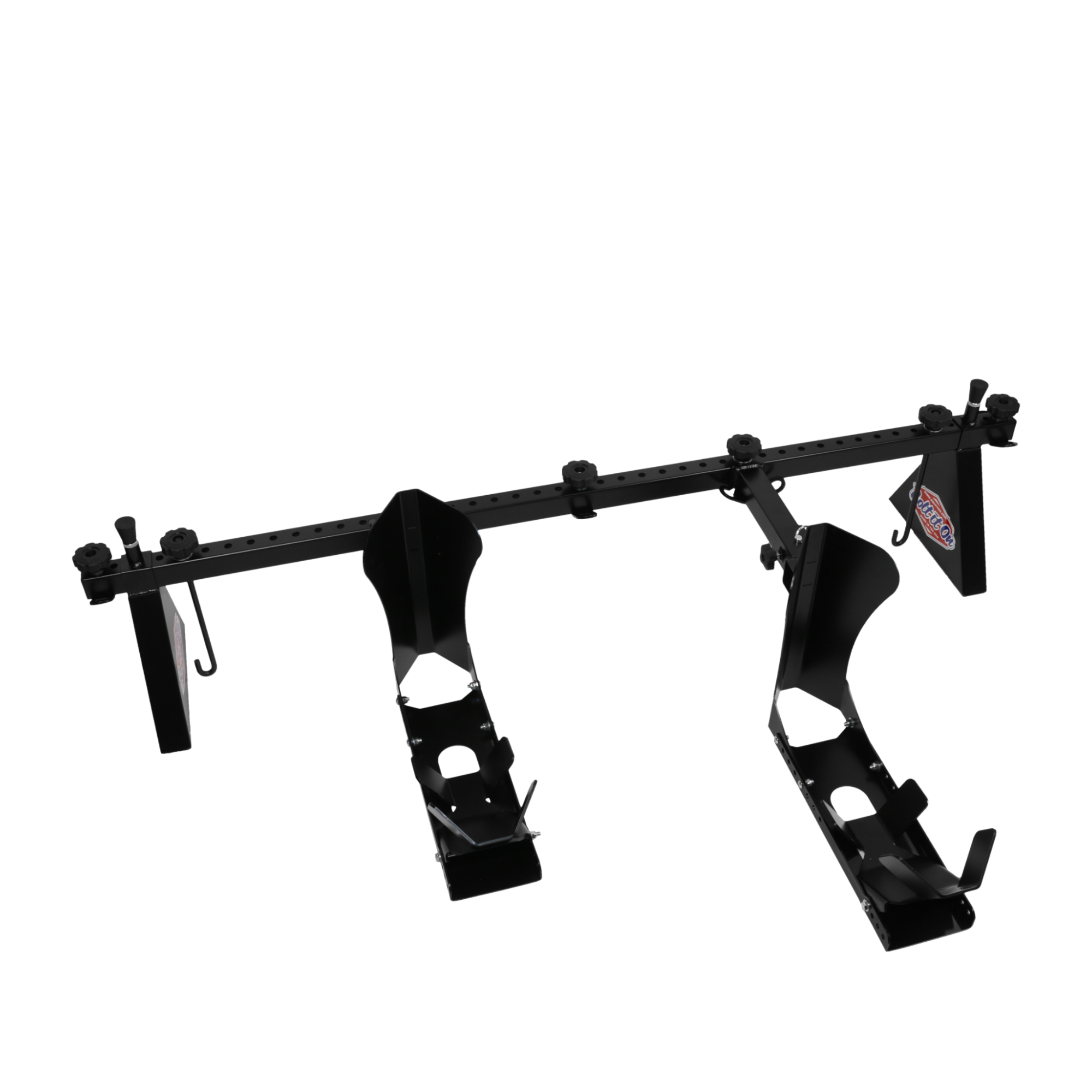 2 Motorcycle Offset Wheel Chock Transport System for Vans