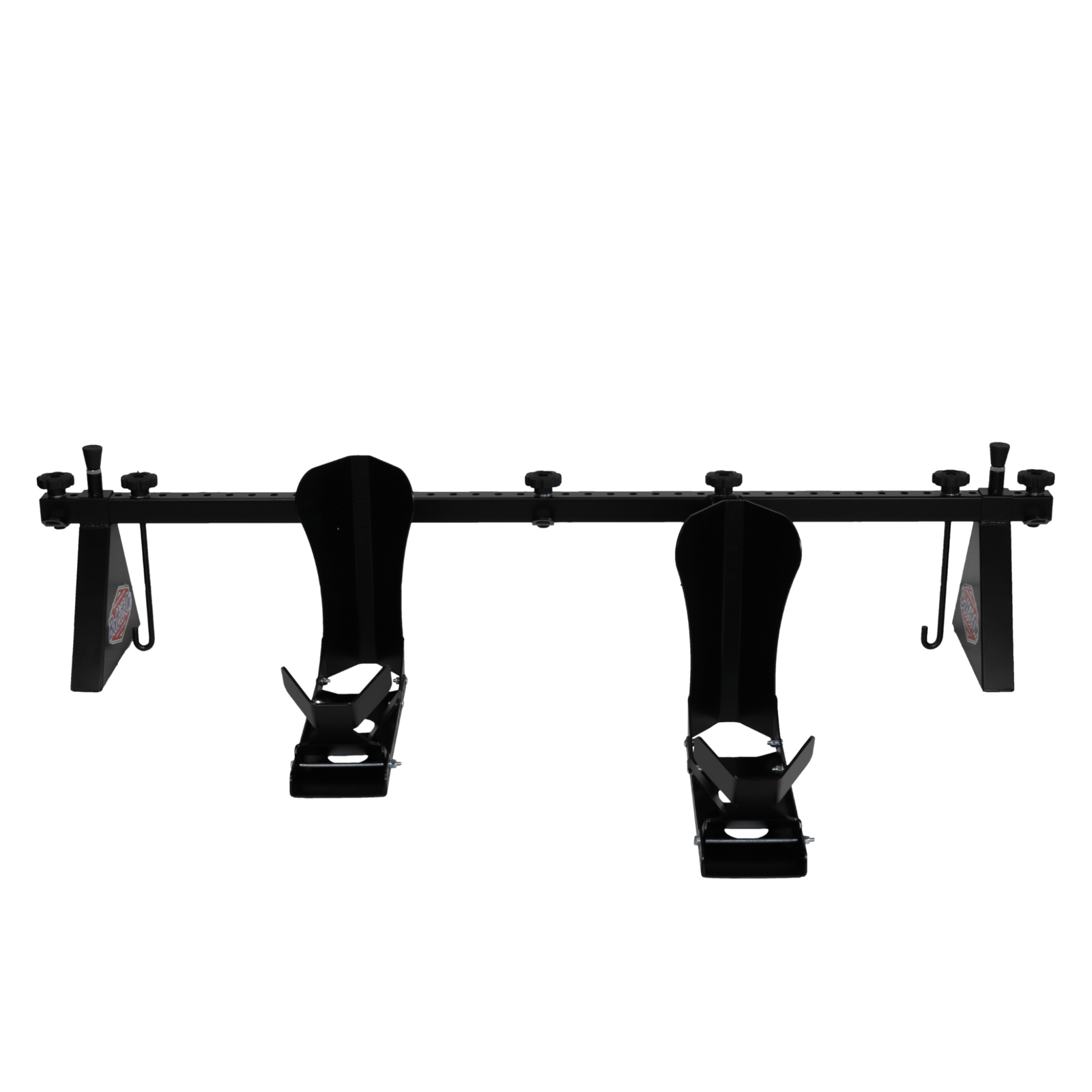 2 Motorcycle Offset Wheel Chock Transport System for Vans