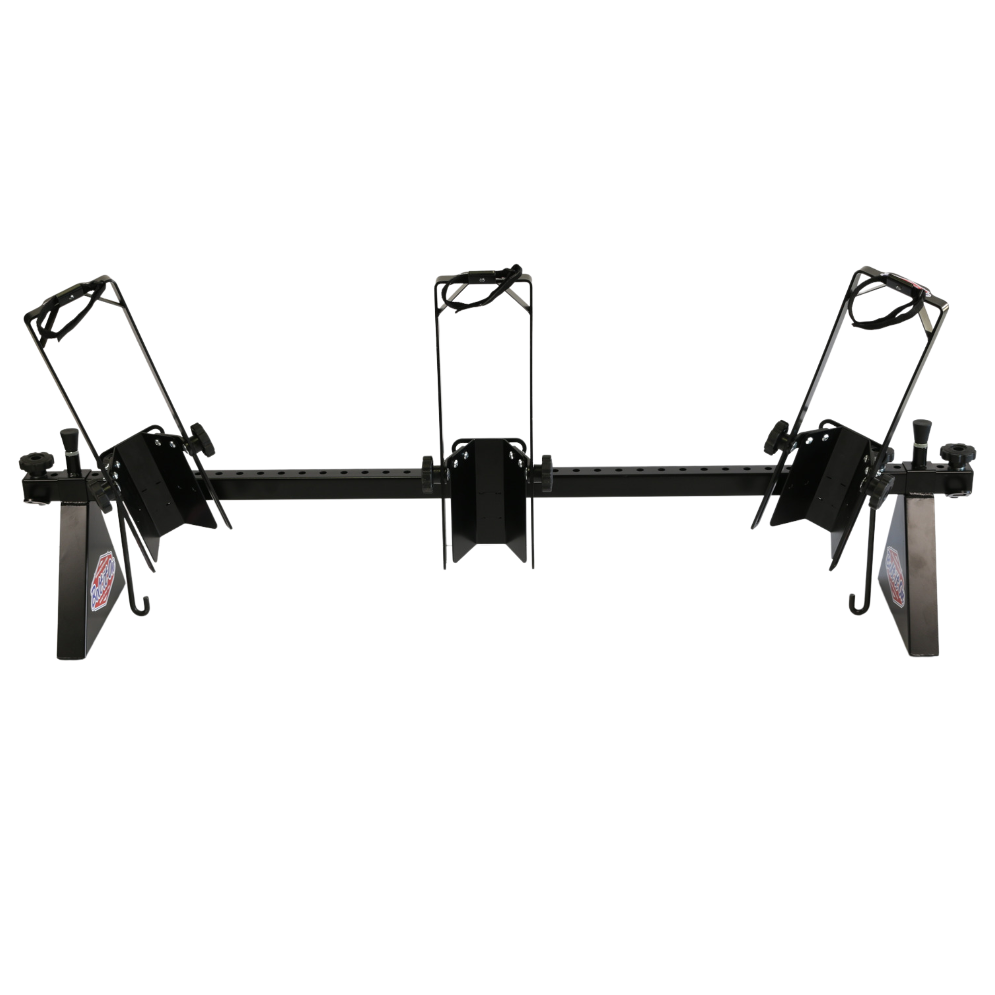 3 Bicycle / Dirt Bike Pro "Shorty" Strapless Rack System for Vans