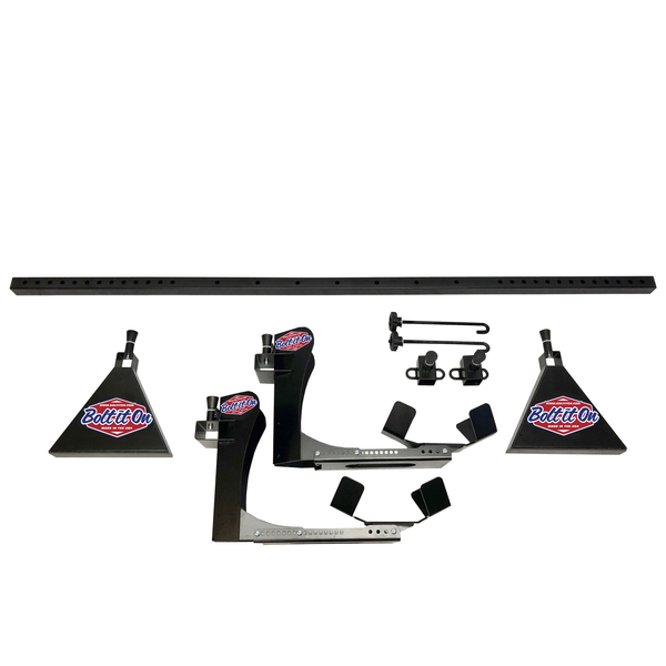 2 Harley / Indian / Cruiser Tie Down & Roll On Wheel Chock System ...