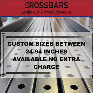 Crossbar – Adjustable With Custom Sizes Available!